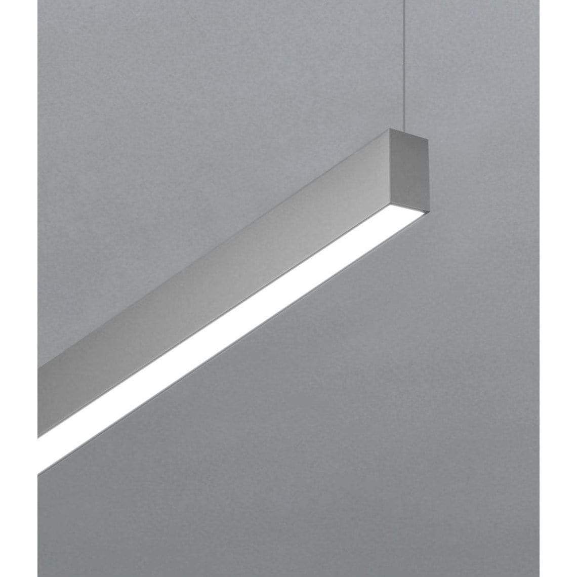 POE Texas Lighting Denton Suspended Linear PoE Lights - Sample 1.3" x 2' Linear Diffuser 2 ft, 3000K (Wall)