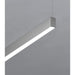 POE Texas Lighting Denton Suspended Linear PoE Lights - Sample 1.3" x 2' Linear Diffuser 2 ft, 4000K (Wall)