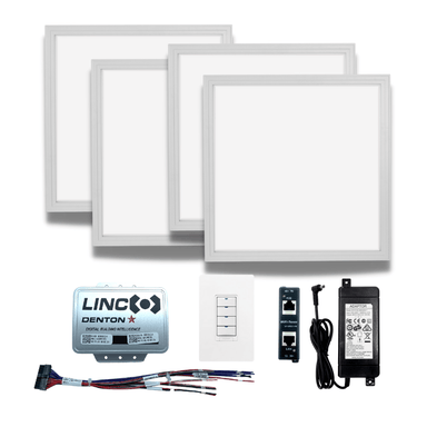 POE Texas Lighting Managed LED Lighting - Single/Double Room Kit - DENT-LK-C4-B