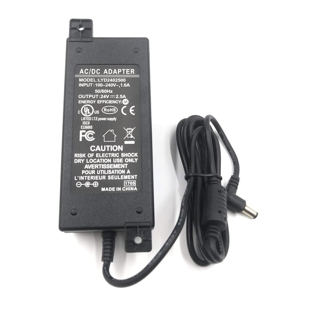 PoE Texas Power Supplies Power Supply 24V 60W - UL/FCC Certified