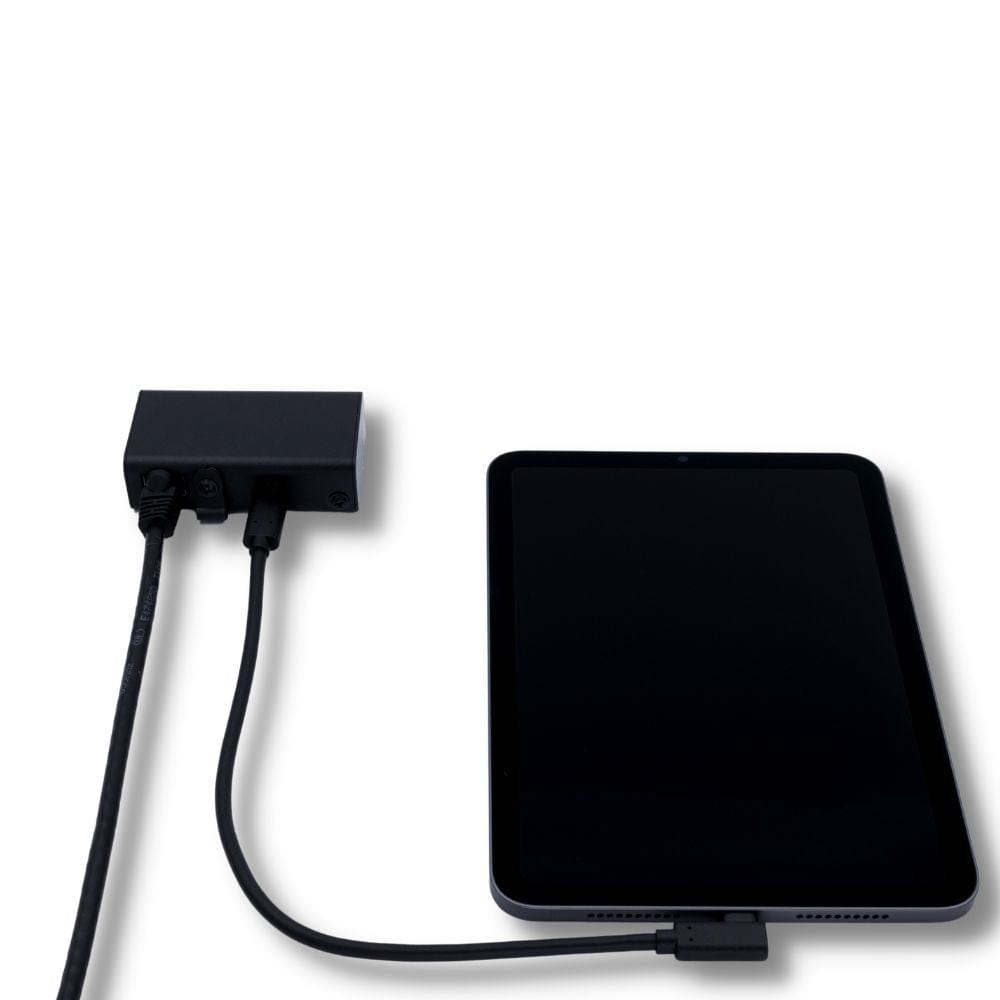 POE Texas Splitter New! Gigabit PoE+ (802.3at) to USB-C Power + Data Delivery with 25 Watt Output - USB-C compatible w/ iPad Pro 12.9", Surface Go, Galaxy Tab - USB-C Cable Included