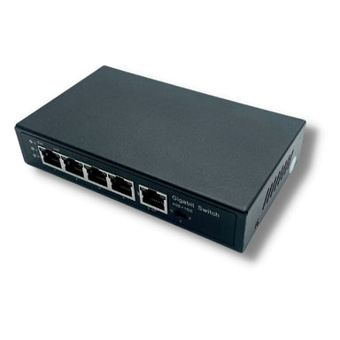 PoE Texas Switch 4 Port Gigabit PoE Extender with IEEE 802.3bt Uplink Power