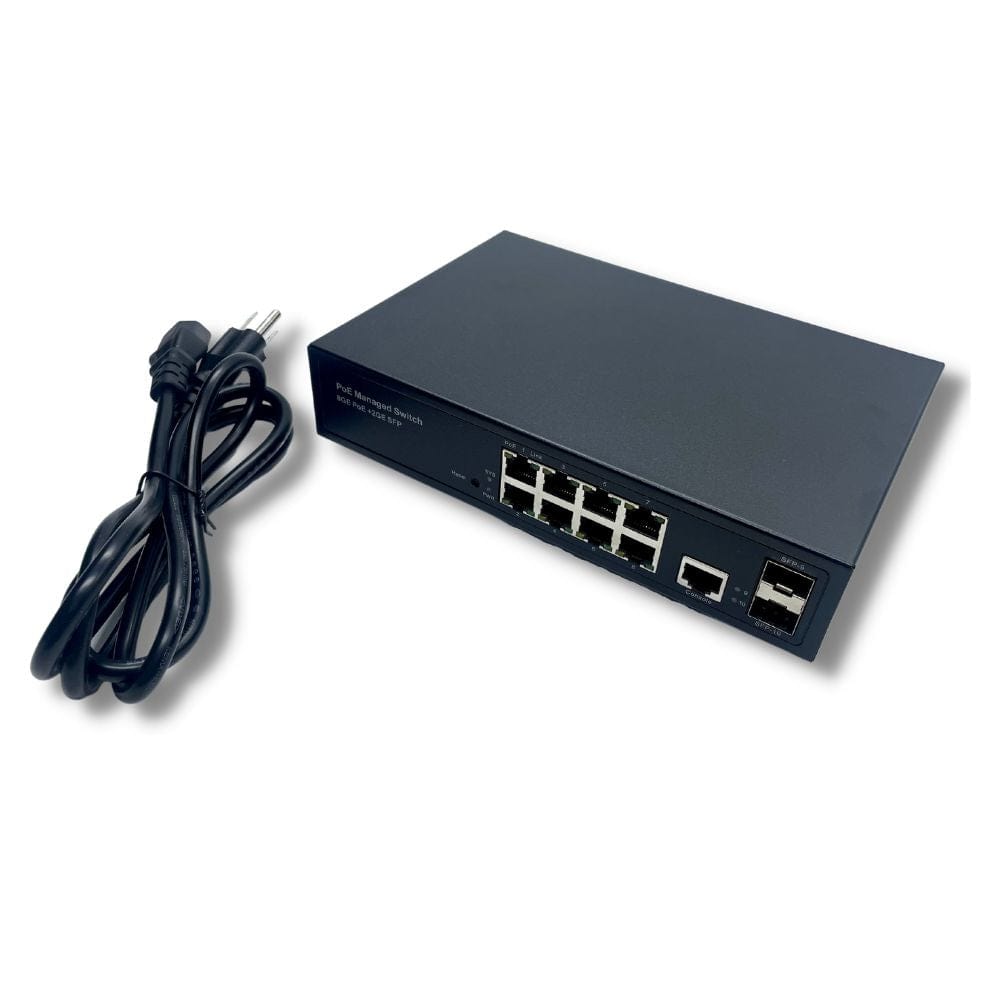 8-Port Gigabit Layer 2 Managed PoE+ (IEEE 802.3at) Switch