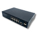 POE Texas Switch 8-Port Gigabit Layer 2 Managed PoE+ (IEEE 802.3at) Switch